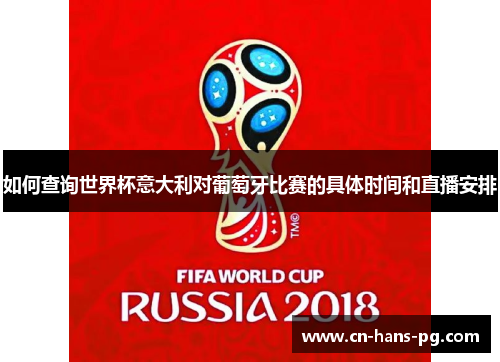如何查询世界杯意大利对葡萄牙比赛的具体时间和直播安排