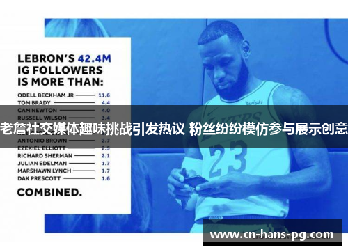 老詹社交媒体趣味挑战引发热议 粉丝纷纷模仿参与展示创意